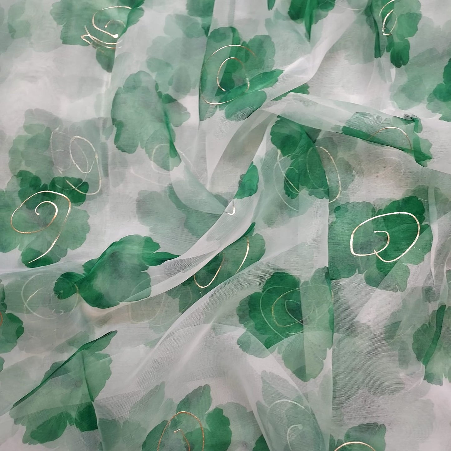 Organza Foil Print Fabrics