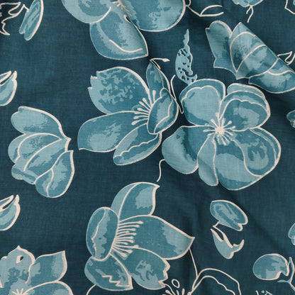 Casal Color - Sanganeri Block Print Cotton Cambric Fabric