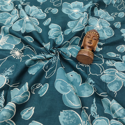 Casal Color - Sanganeri Block Print Cotton Cambric Fabric