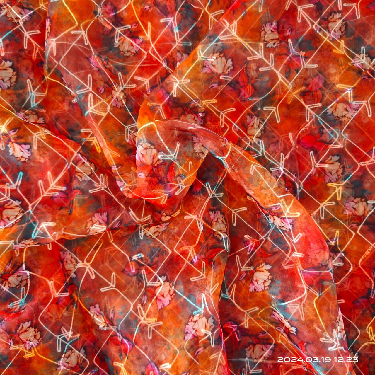 Organza Embroidery Fabrics