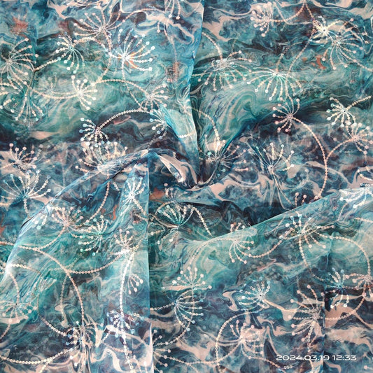 Organza Embroidery Fabrics