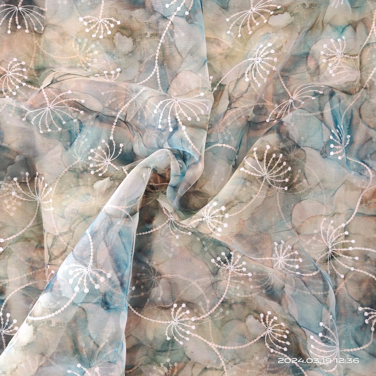 Organza Embroidery Fabrics