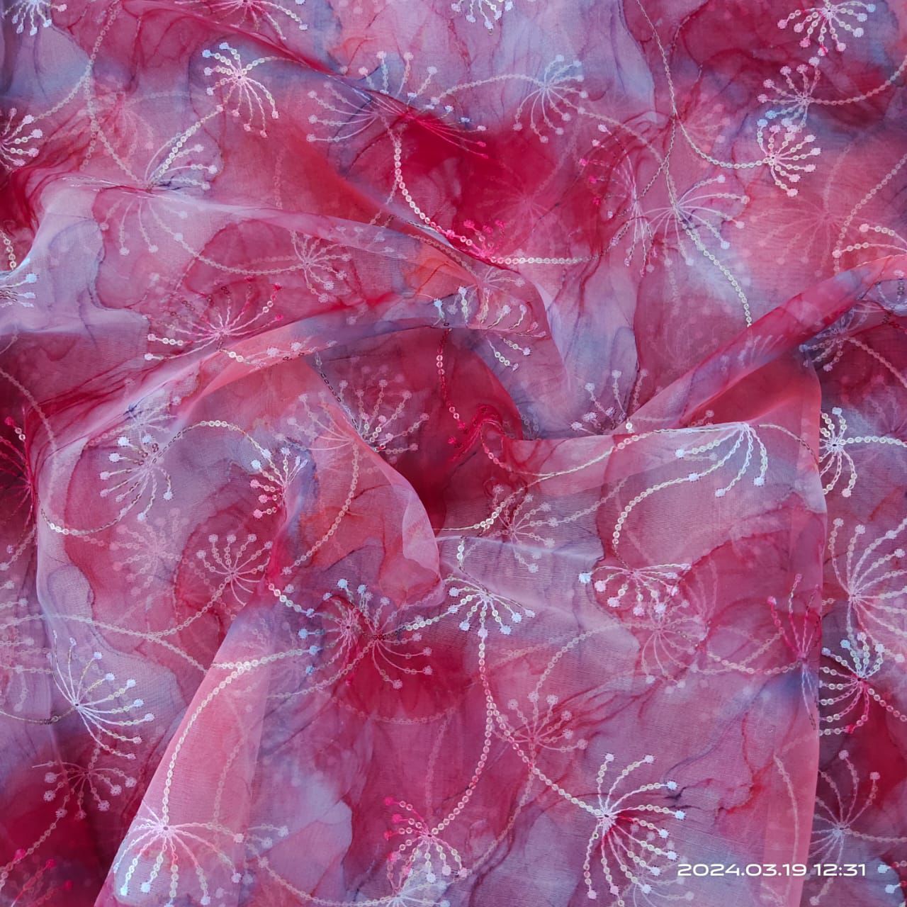 Organza Embroidery Fabrics