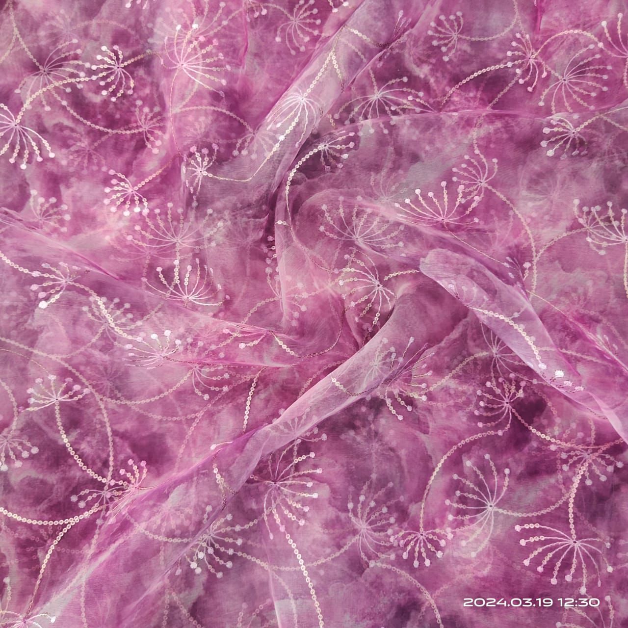Organza Embroidery Fabrics