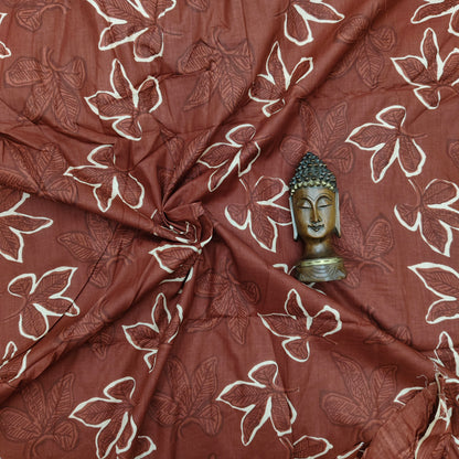 Meron - Sanganeri Block Print Cotton Cambric Fabric