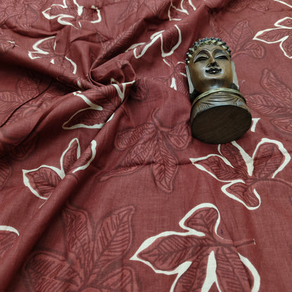 Meron - Sanganeri Block Print Cotton Cambric Fabric