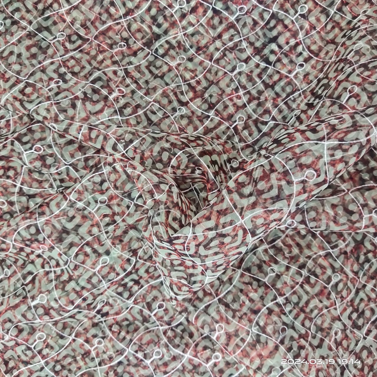 Organza Embroidery Fabrics