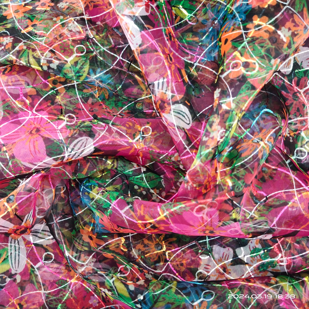 Organza Embroidery Fabrics