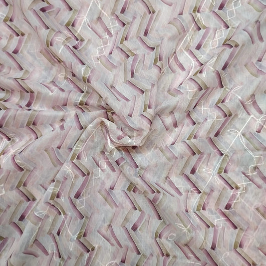 Modal Thread Aari Work Fabrics